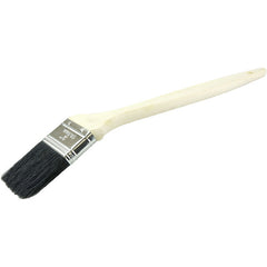 2″ Bent Radiator Brush, Black Bristle, 2-1/4″ Bristle Length, Wood Handle - Industrial Tool & Supply