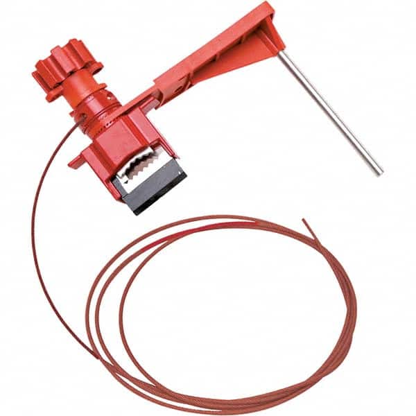 Brady - Pneumatic & Valve Lockouts Type: Universal Valve Lockout Maximum Valve Handle Size (Inch): 1 - Industrial Tool & Supply
