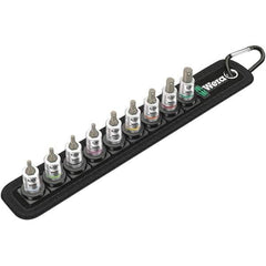 Wera - Hex & Torx Bit Socket Sets Type: Hex Bit Socket Set Drive Size: 1/4 - Industrial Tool & Supply