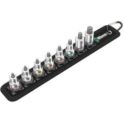 Wera - Hex & Torx Bit Socket Sets Type: Hex Bit Socket Set Drive Size: 3/8 - Industrial Tool & Supply