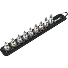 Wera - Hex & Torx Bit Socket Sets Type: Torx Bit Socket Set Drive Size: 3/8 - Industrial Tool & Supply