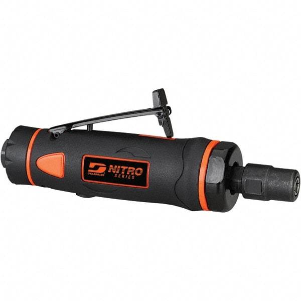Dynabrade - Air Die Grinders Type: Straight Die Grinder Collet Size (Inch): 1/4 - Industrial Tool & Supply
