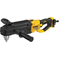 DeWALT - 60 Volt 1/2" Chuck Inline Handle Cordless Drill - 1320 RPM, Keyed Chuck, Reversible, Lithium-Ion Batteries Not Included - Industrial Tool & Supply