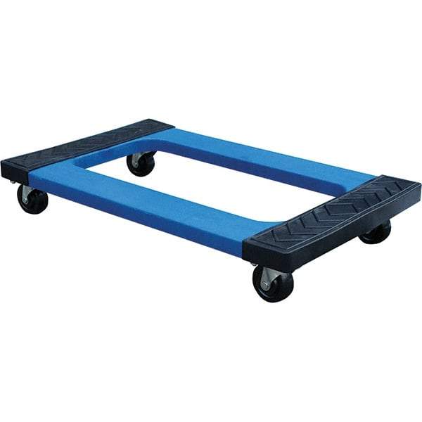 Vestil - 1,000 Lb Capacity Plastic Dolly - 30" Long x 18" Wide - Industrial Tool & Supply