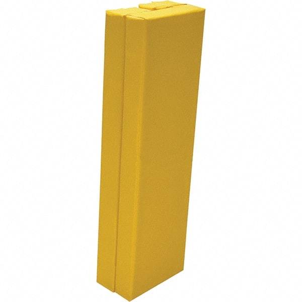 Vestil - 3" High, Column Protector - Fits 5" Columns, Yellow - Industrial Tool & Supply