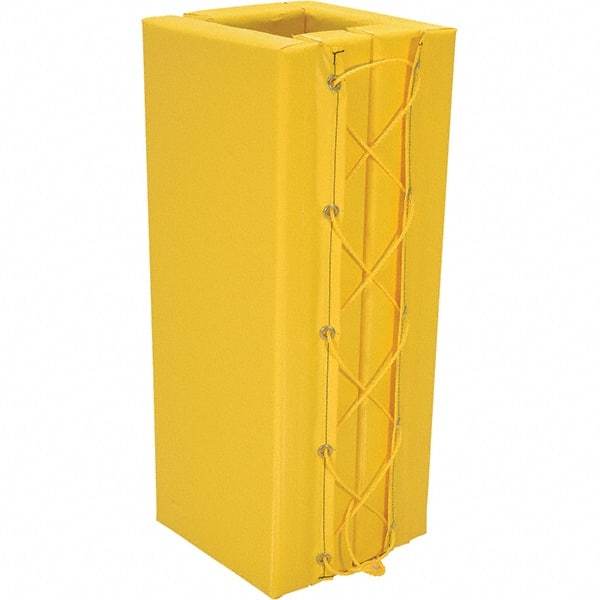 Vestil - 3" High, Column Protector - Fits 8" Columns, Yellow - Industrial Tool & Supply