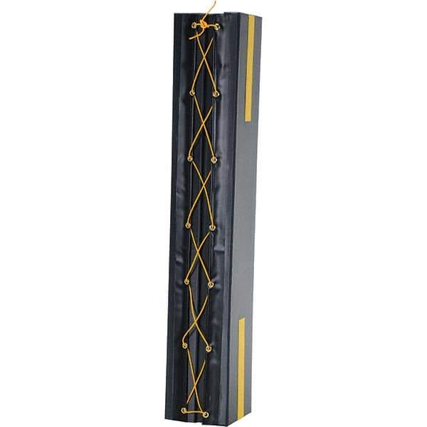 Vestil - 6" High, Column Protector - Fits 7" Columns, Black - Industrial Tool & Supply