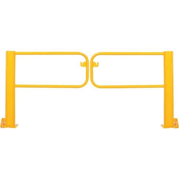 Vestil - Steel Rail Safety Gate - 96-1/16" Wide x 8" Door Height, - Industrial Tool & Supply