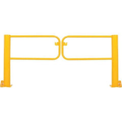 Vestil - Steel Rail Safety Gate - 96-1/16" Wide x 8" Door Height, - Industrial Tool & Supply