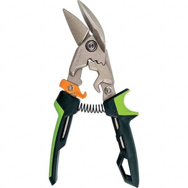 Fiskars - Snips Snip Type: Aviation Snip Cut Direction: Right - Industrial Tool & Supply