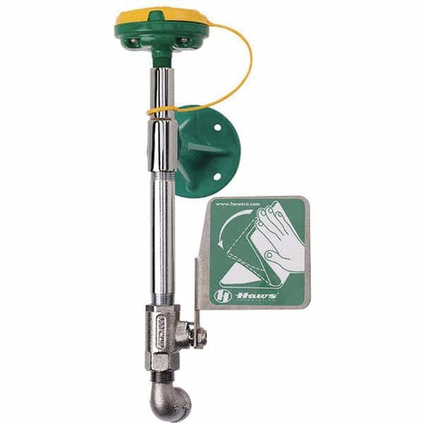 Haws - Plumbed Eye & Face Wash Stations Type: Eye/Face Wash Mount: Wall Mount - Industrial Tool & Supply