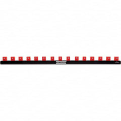 Stanley - Socket Holders & Trays Type: Clip Rail Drive Size: 1/2 - Industrial Tool & Supply