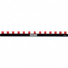 Stanley - Socket Holders & Trays Type: Clip Rail Drive Size: 3/8 - Industrial Tool & Supply