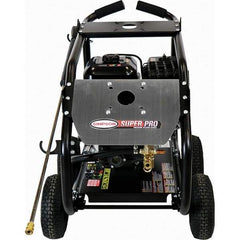 Simpson - Gas, 11.7 hp, 4,400 psi, 4 GPM, Cold Water Pressure Washer - AAA Triplex, 50' x 3/8" Hose - Industrial Tool & Supply