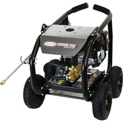 Simpson - Gas, 5.8 hp, 3,600 psi, 2.5 GPM, Cold Water Pressure Washer - AAA Triplex, 25' x 5/16" Hose - Industrial Tool & Supply