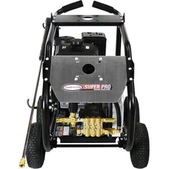 Simpson - Gas, 12 hp, 4,400 psi, 4 GPM, Cold Water Pressure Washer - AAA Triplex, 50' x 3/8" Hose - Industrial Tool & Supply
