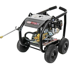 Simpson - Gas, 5.5 hp, 3,600 psi, 2.5 GPM, Cold Water Pressure Washer - AAA Triplex, 25' x 5/16" Hose - Industrial Tool & Supply
