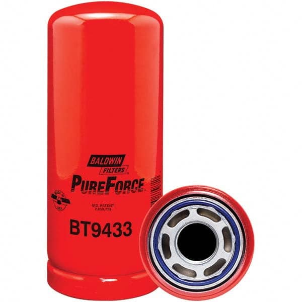 Baldwin Filters - 1-3/8 Thread 9-17/32" OAL x 3-3/4" OD Automotive Hydraulic Filter - Industrial Tool & Supply