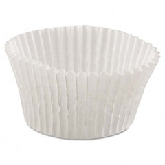 Hoffmaster - Fluted Bake Cups, 4 1/2 Diam x 1 1/4h, White, 500/Pack, 20 Pack/Carton - Industrial Tool & Supply