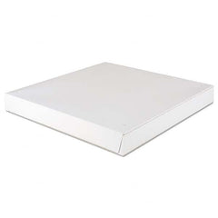 SCT - Paperboard Pizza Boxes,16 x 16 x 1 7/8, White, 100/Carton - Industrial Tool & Supply