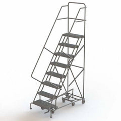 TRI-ARC - Rolling & Wall Mounted Ladders & Platforms Type: All-Directional Ladder Style: Rolling Safety Ladder - Industrial Tool & Supply