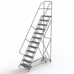 TRI-ARC - Rolling & Wall Mounted Ladders & Platforms Type: All-Directional Ladder Style: Rolling Safety Ladder - Industrial Tool & Supply