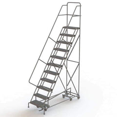 TRI-ARC - Rolling & Wall Mounted Ladders & Platforms Type: All-Directional Ladder Style: Rolling Safety Ladder - Industrial Tool & Supply