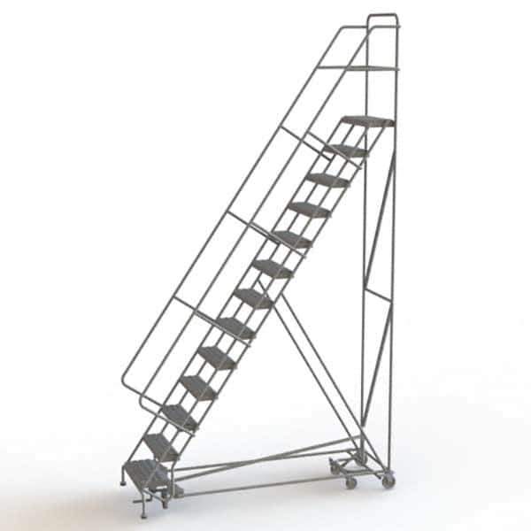 TRI-ARC - Rolling & Wall Mounted Ladders & Platforms Type: All-Directional Ladder Style: Rolling Safety Ladder - Industrial Tool & Supply