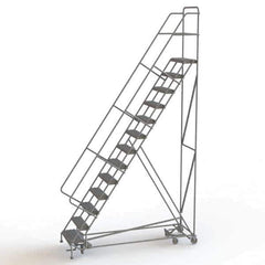 TRI-ARC - Rolling & Wall Mounted Ladders & Platforms Type: All-Directional Ladder Style: Rolling Safety Ladder - Industrial Tool & Supply