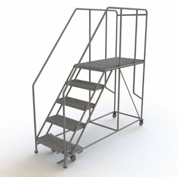 TRI-ARC - Rolling & Wall Mounted Ladders & Platforms Type: Rolling Work Platform Style: Steel Work Platform - Industrial Tool & Supply