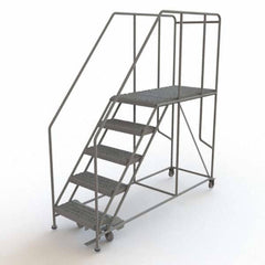 TRI-ARC - Rolling & Wall Mounted Ladders & Platforms Type: Rolling Work Platform Style: Steel Work Platform - Industrial Tool & Supply