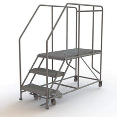 TRI-ARC - Rolling & Wall Mounted Ladders & Platforms Type: Rolling Work Platform Style: Steel Work Platform - Industrial Tool & Supply