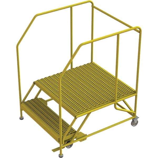 TRI-ARC - Rolling & Wall Mounted Ladders & Platforms Type: Rolling Work Platform Style: Steel Work Platform - Industrial Tool & Supply