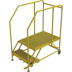 TRI-ARC - Rolling & Wall Mounted Ladders & Platforms Type: Rolling Work Platform Style: Steel Work Platform - Industrial Tool & Supply