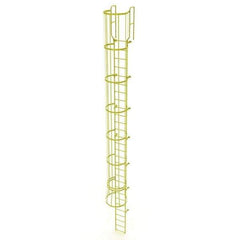 TRI-ARC - Rolling & Wall Mounted Ladders & Platforms Type: Fixed Ladder Style: Safety Cage - Industrial Tool & Supply
