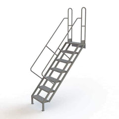 TRI-ARC - Rolling & Wall Mounted Ladders & Platforms Type: Stairway Slope Ladder Style: Stair Unit - Industrial Tool & Supply