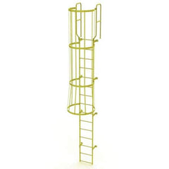 TRI-ARC - Rolling & Wall Mounted Ladders & Platforms Type: Fixed Ladder Style: Safety Cage - Industrial Tool & Supply