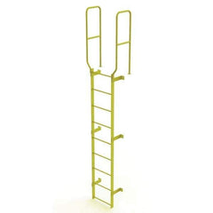 TRI-ARC - Rolling & Wall Mounted Ladders & Platforms Type: Fixed Ladder Style: Safety Cage - Industrial Tool & Supply