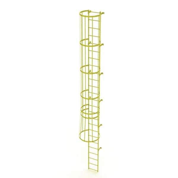 TRI-ARC - Rolling & Wall Mounted Ladders & Platforms Type: Fixed Ladder Style: Safety Cage - Industrial Tool & Supply