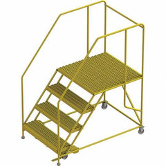 TRI-ARC - Rolling & Wall Mounted Ladders & Platforms Type: Rolling Work Platform Style: Steel Work Platform - Industrial Tool & Supply