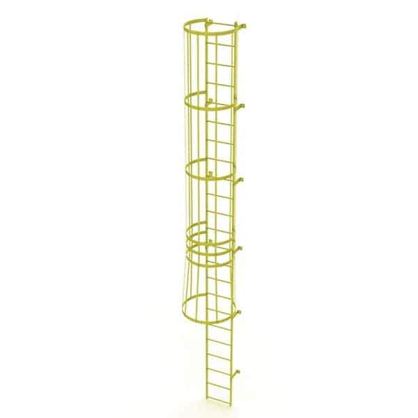 TRI-ARC - Rolling & Wall Mounted Ladders & Platforms Type: Fixed Ladder Style: Safety Cage - Industrial Tool & Supply