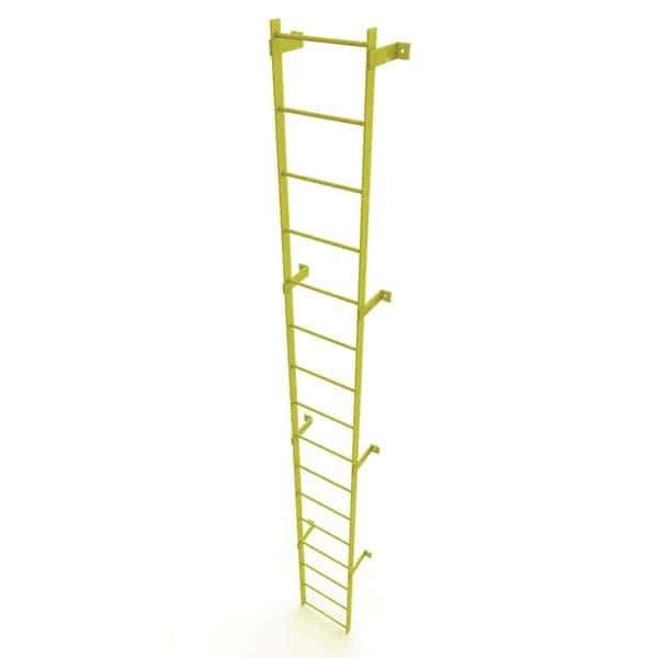 TRI-ARC - Rolling & Wall Mounted Ladders & Platforms Type: Fixed Ladder Style: Safety Cage - Industrial Tool & Supply