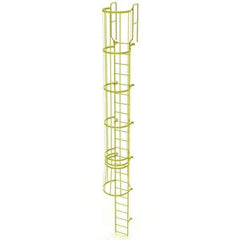 TRI-ARC - Rolling & Wall Mounted Ladders & Platforms Type: Fixed Ladder Style: Safety Cage - Industrial Tool & Supply
