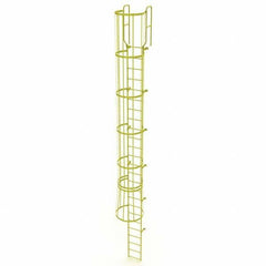 TRI-ARC - Rolling & Wall Mounted Ladders & Platforms Type: Fixed Ladder Style: Safety Cage - Industrial Tool & Supply