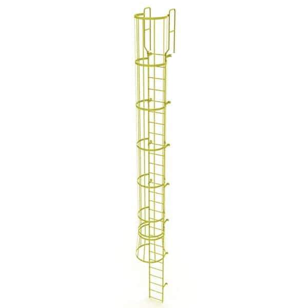 TRI-ARC - Rolling & Wall Mounted Ladders & Platforms Type: Fixed Ladder Style: Safety Cage - Industrial Tool & Supply