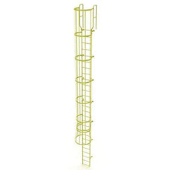 TRI-ARC - Rolling & Wall Mounted Ladders & Platforms Type: Fixed Ladder Style: Safety Cage - Industrial Tool & Supply