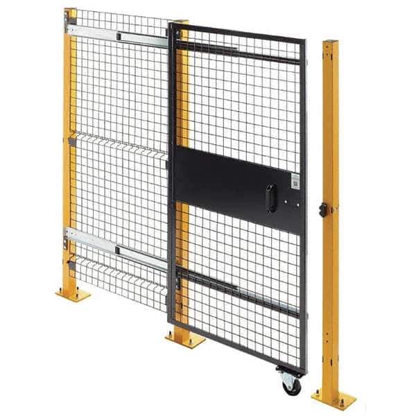 Husky - 5' Wide x 8' High, Sliding Door for Temporary Structures - Industrial Tool & Supply