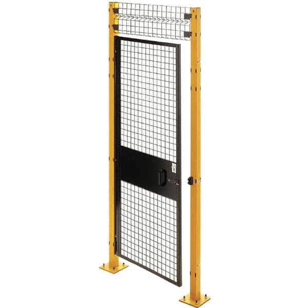 Husky - 4' Wide x 6' High, Swing Door for Temporary Structures - Industrial Tool & Supply
