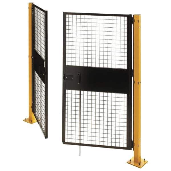 Husky - 8' Wide x 8' High, Swing Door for Temporary Structures - Industrial Tool & Supply