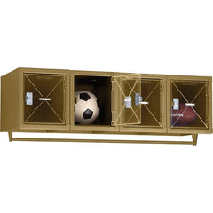 Tennsco - 4 Door, 4 Tier, Welded Locker - Industrial Tool & Supply